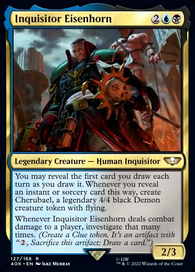 Inquisitor Eisenhorn [Warhammer 40,000] | Jomio and Rueliete's Cards and Comics