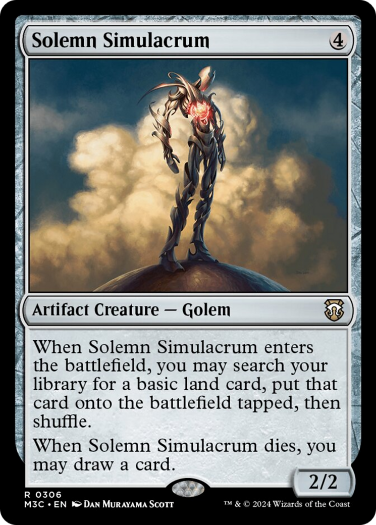 Solemn Simulacrum [Modern Horizons 3 Commander] | Jomio and Rueliete's Cards and Comics