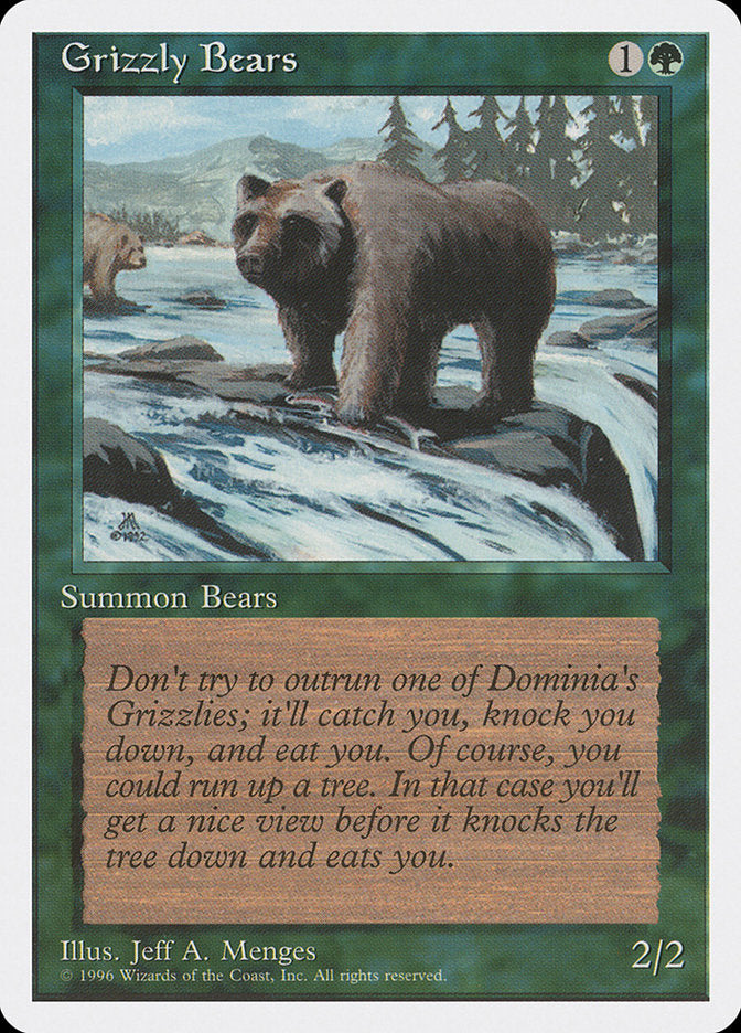 Grizzly Bears [Introductory Two-Player Set] | Jomio and Rueliete's Cards and Comics