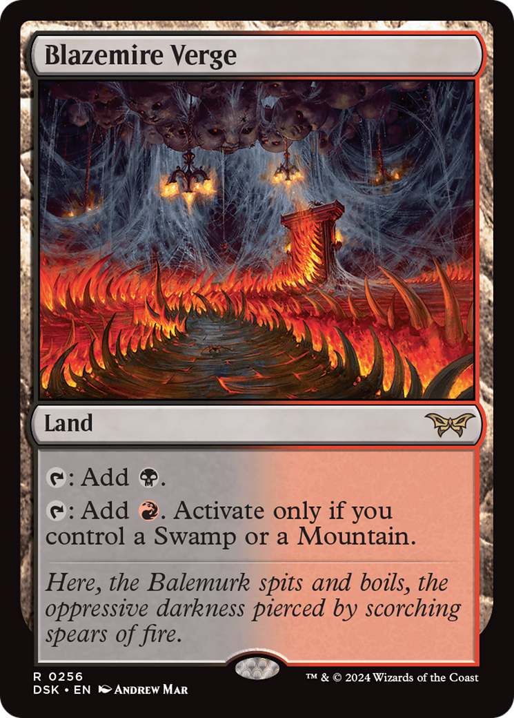 Blazemire Verge [Duskmourn: House of Horror] | Jomio and Rueliete's Cards and Comics