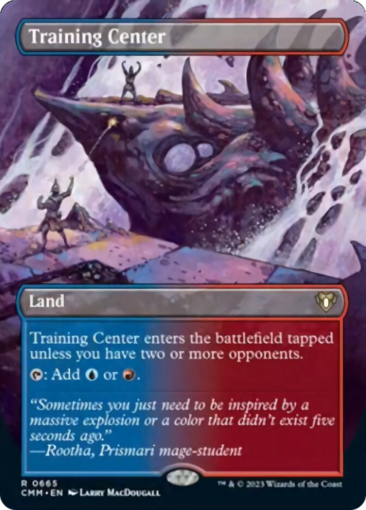 Training Center (Borderless Alternate Art) [Commander Masters] | Jomio and Rueliete's Cards and Comics