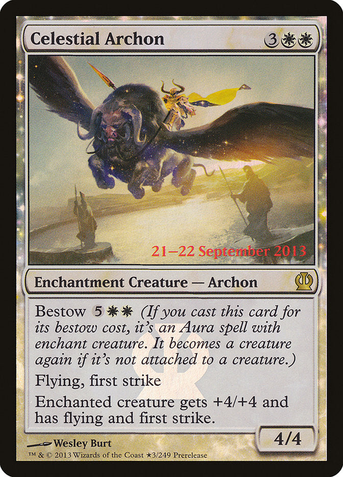 Celestial Archon [Theros Prerelease Promos] | Jomio and Rueliete's Cards and Comics
