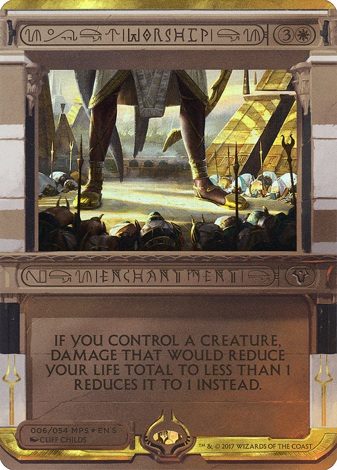 Worship (Invocation) [Amonkhet Invocations] | Jomio and Rueliete's Cards and Comics