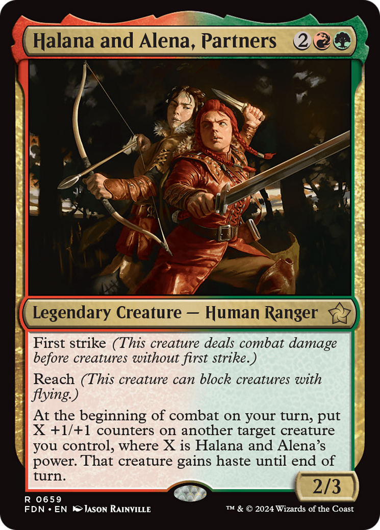 Halana and Alena, Partners [Foundations] | Jomio and Rueliete's Cards and Comics