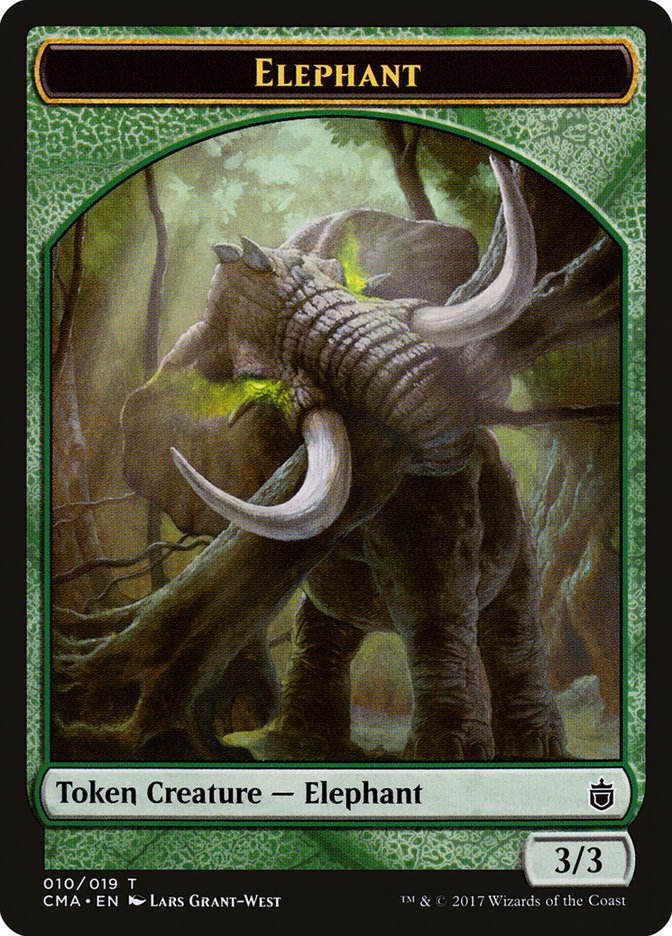 Elephant Token [Commander Anthology Tokens] | Jomio and Rueliete's Cards and Comics
