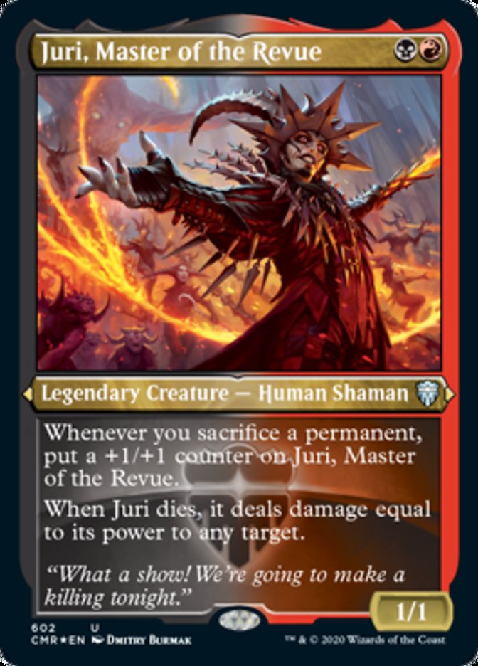 Juri, Master of the Revue (Etched) [Commander Legends] | Jomio and Rueliete's Cards and Comics