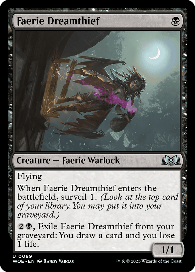 Faerie Dreamthief [Wilds of Eldraine] | Jomio and Rueliete's Cards and Comics