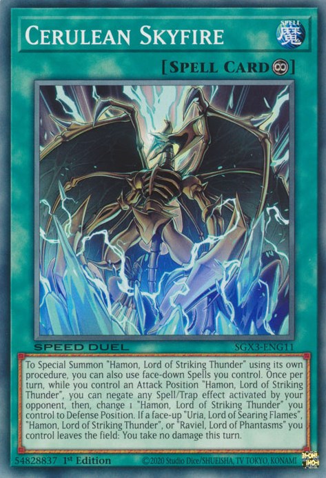 Cerulean Skyfire [SGX3-ENG11] Common | Jomio and Rueliete's Cards and Comics