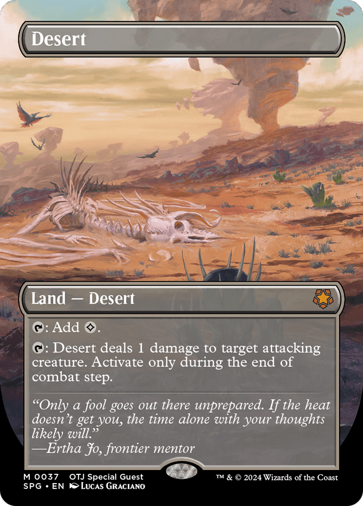 Desert (Borderless) [Outlaws of Thunder Junction Special Guests] | Jomio and Rueliete's Cards and Comics