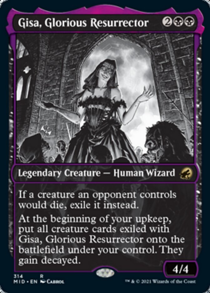 Gisa, Glorious Resurrector (Showcase Eternal Night) [Innistrad: Midnight Hunt] | Jomio and Rueliete's Cards and Comics