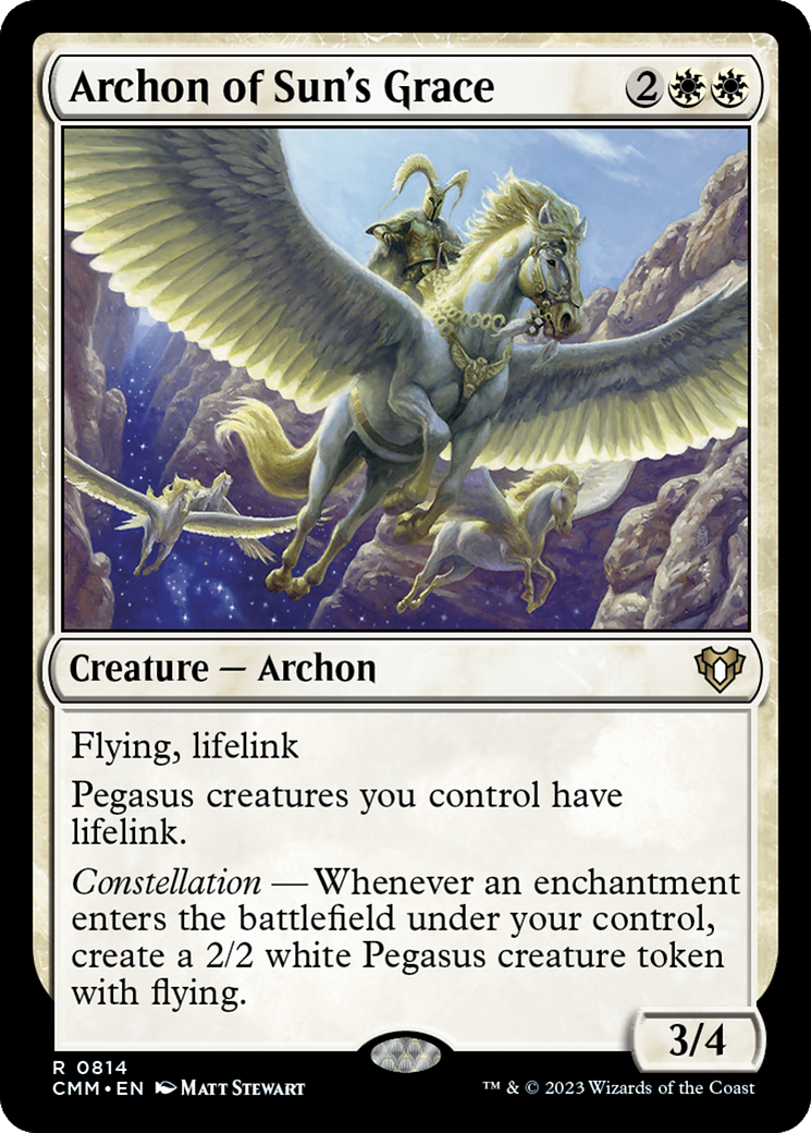 Archon of Sun's Grace [Commander Masters] | Jomio and Rueliete's Cards and Comics