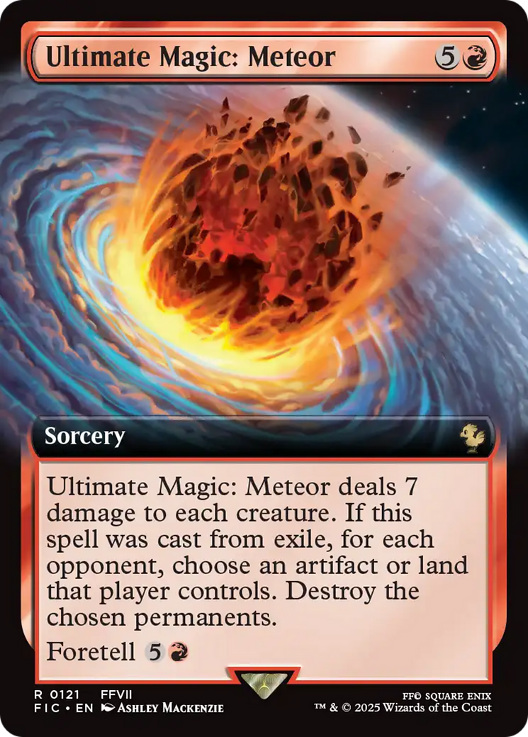 Ultimate Magic: Meteor (Extended Art) [FINAL FANTASY Commander] | Jomio and Rueliete's Cards and Comics