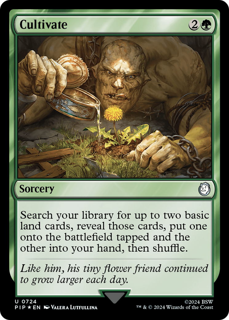 Cultivate (Surge Foil) [Fallout] | Jomio and Rueliete's Cards and Comics