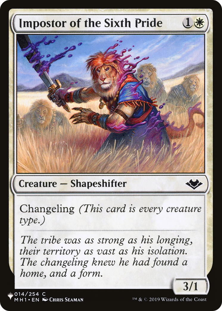 Impostor of the Sixth Pride [The List] | Jomio and Rueliete's Cards and Comics