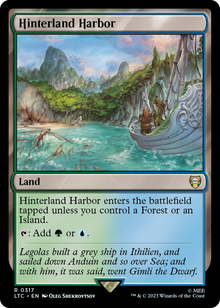 Hinterland Harbor [The Lord of the Rings: Tales of Middle-Earth Commander] | Jomio and Rueliete's Cards and Comics