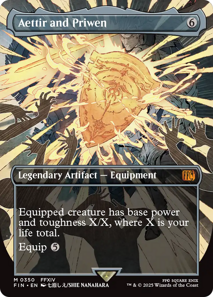 Aettir and Priwen (Borderless) [FINAL FANTASY] | Jomio and Rueliete's Cards and Comics