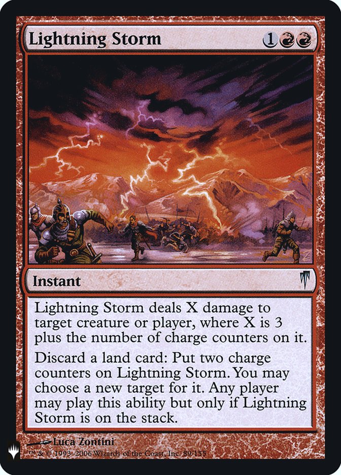 Lightning Storm [Mystery Booster] | Jomio and Rueliete's Cards and Comics