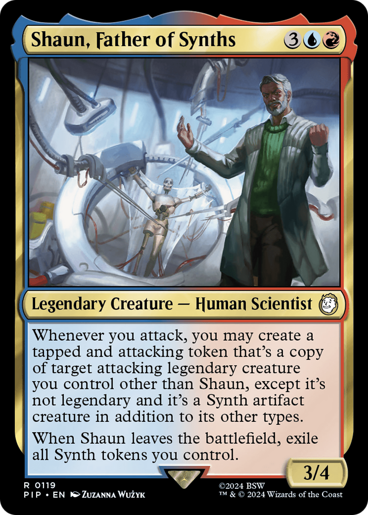 Shaun, Father of Synths [Fallout] | Jomio and Rueliete's Cards and Comics