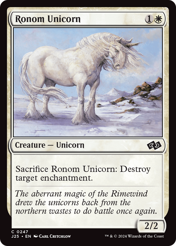 Ronom Unicorn [Foundations Jumpstart] | Jomio and Rueliete's Cards and Comics