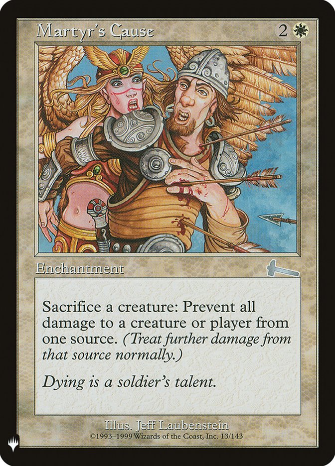 Martyr's Cause [Mystery Booster] | Jomio and Rueliete's Cards and Comics