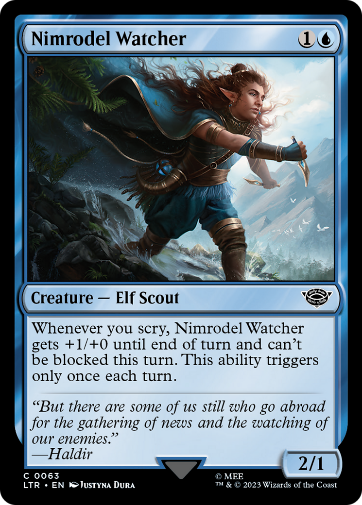 Nimrodel Watcher [The Lord of the Rings: Tales of Middle-Earth] | Jomio and Rueliete's Cards and Comics