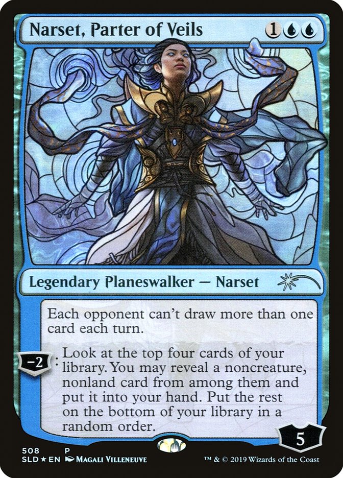 Narset, Parter of Veils (Stained Glass) [Secret Lair Drop Promos] | Jomio and Rueliete's Cards and Comics