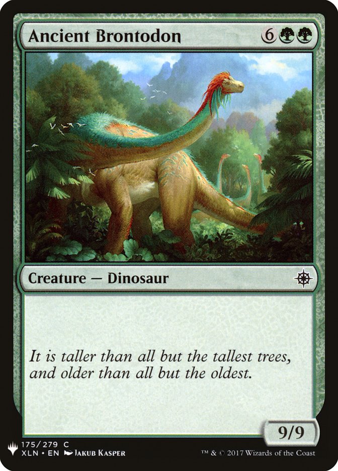 Ancient Brontodon [Mystery Booster] | Jomio and Rueliete's Cards and Comics