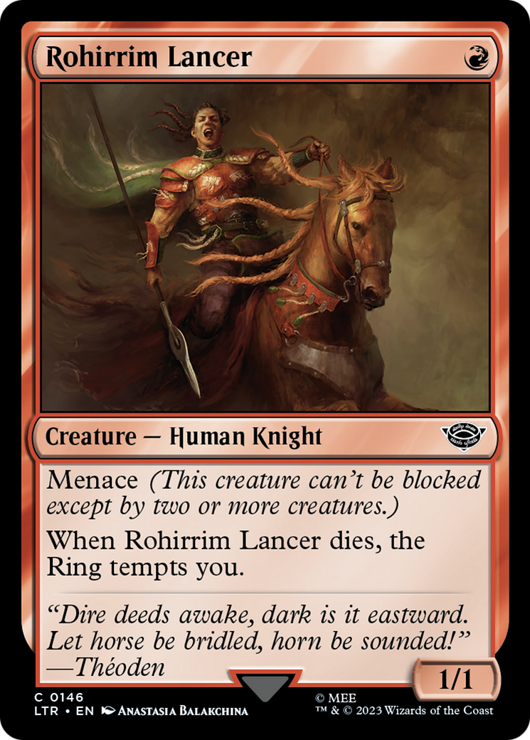 Rohirrim Lancer [The Lord of the Rings: Tales of Middle-Earth] | Jomio and Rueliete's Cards and Comics