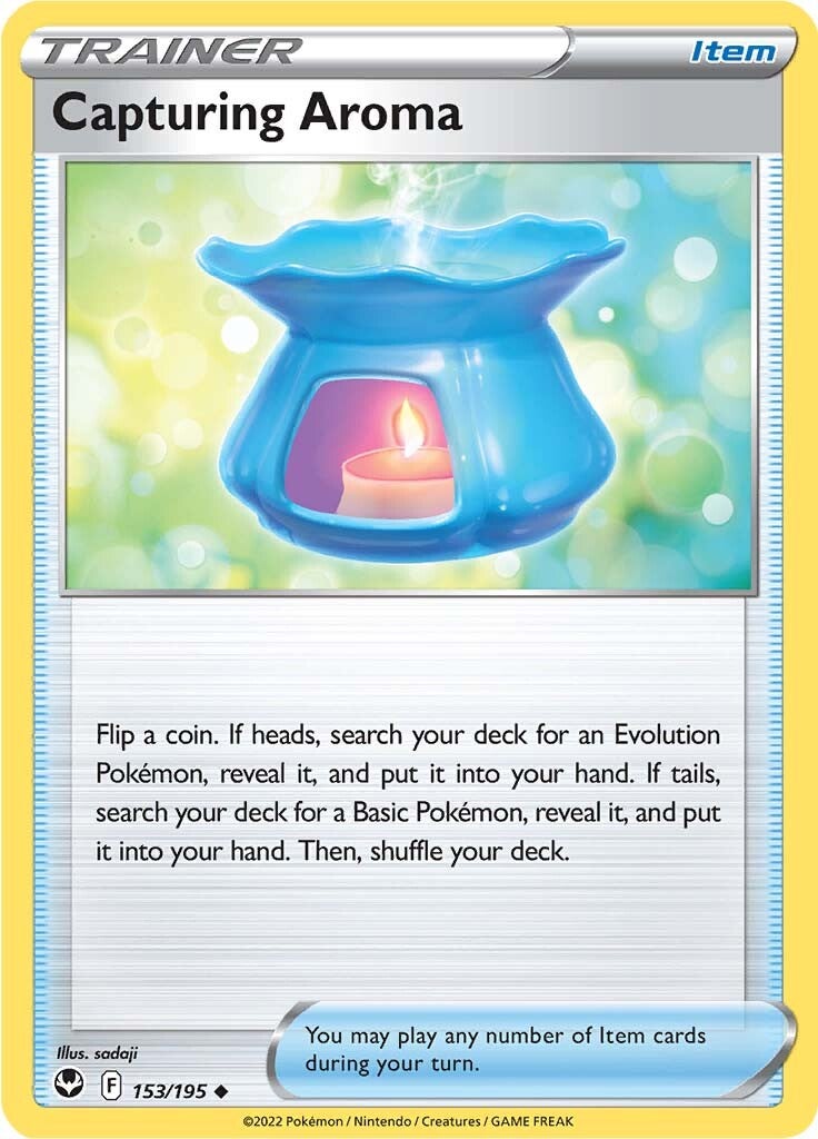 Capturing Aroma (153/195) [Sword & Shield: Silver Tempest] | Jomio and Rueliete's Cards and Comics
