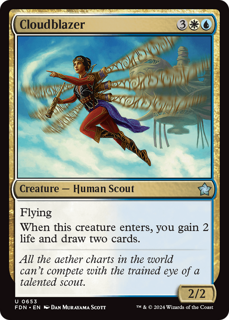 Cloudblazer [Foundations] | Jomio and Rueliete's Cards and Comics