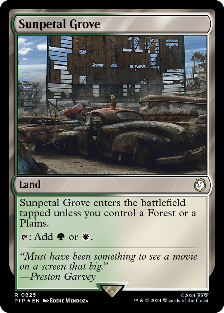 Sunpetal Grove (Surge Foil) [Fallout] | Jomio and Rueliete's Cards and Comics