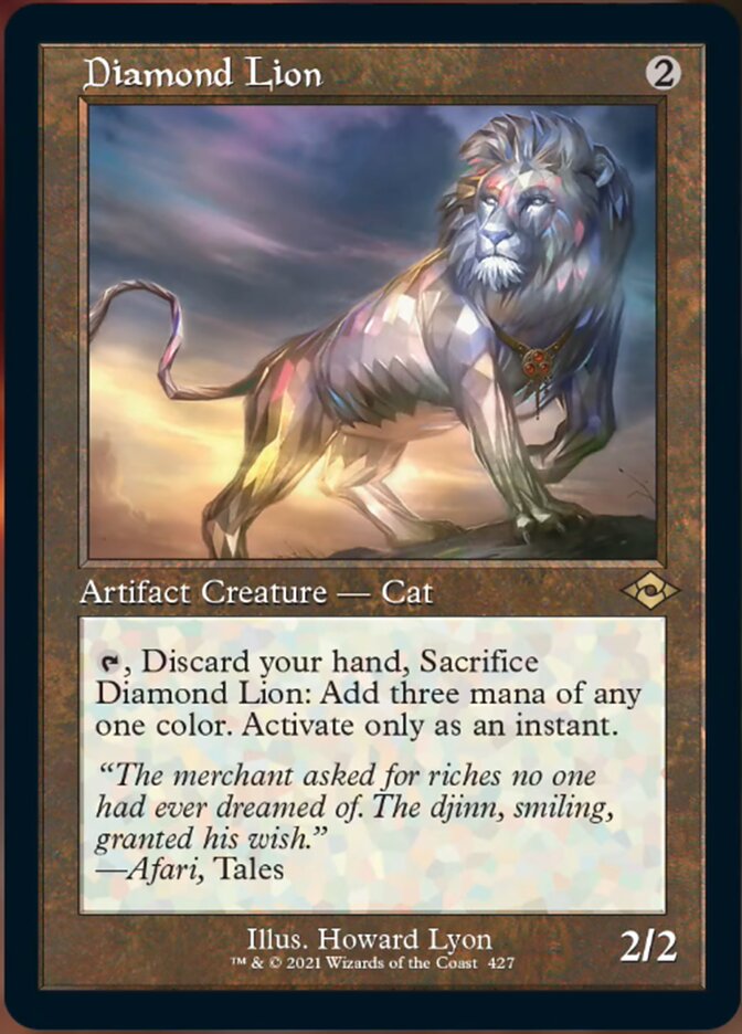 Diamond Lion (Retro) [Modern Horizons 2] | Jomio and Rueliete's Cards and Comics