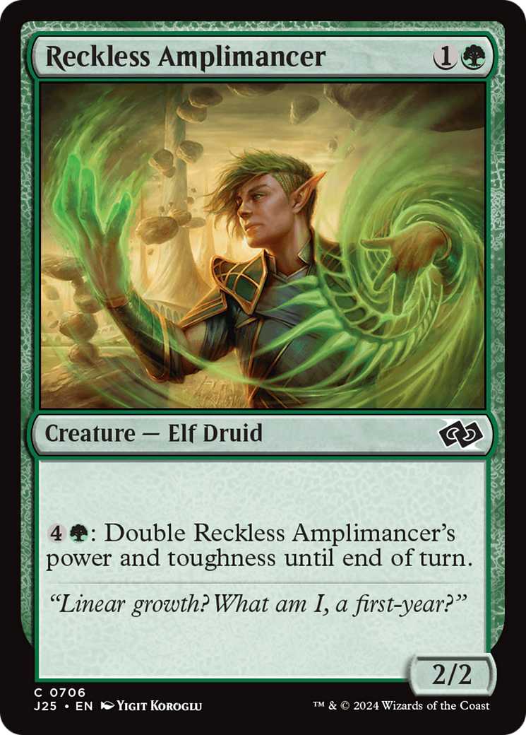 Reckless Amplimancer [Foundations Jumpstart] | Jomio and Rueliete's Cards and Comics