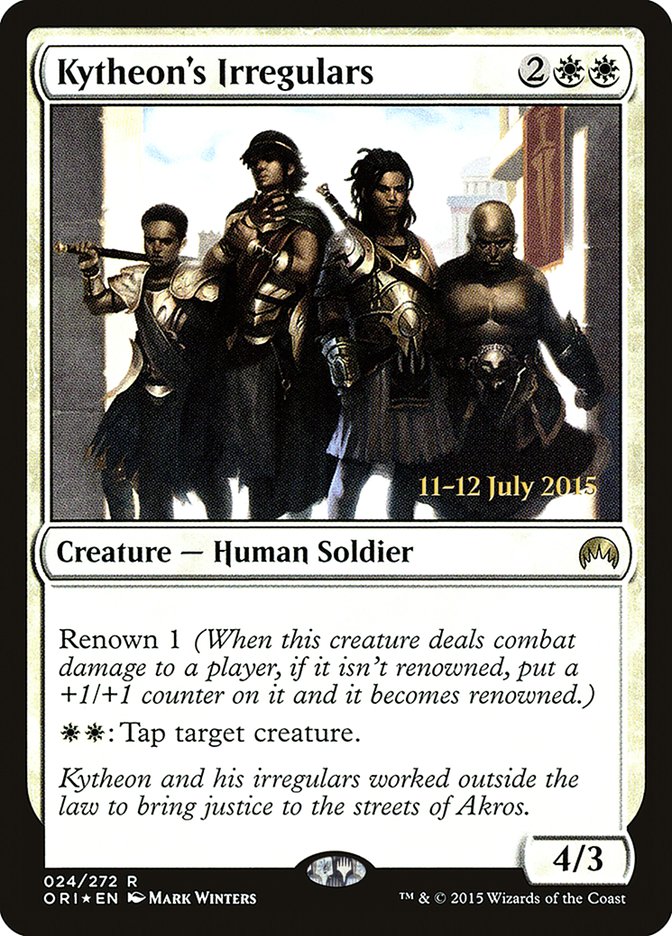 Kytheon's Irregulars [Magic Origins Prerelease Promos] | Jomio and Rueliete's Cards and Comics