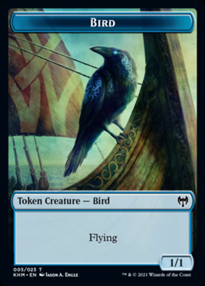Bird Token [Kaldheim Tokens] | Jomio and Rueliete's Cards and Comics