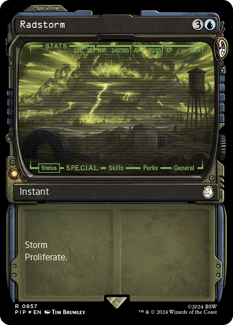 Radstorm (Showcase) (Surge Foil) [Fallout] | Jomio and Rueliete's Cards and Comics