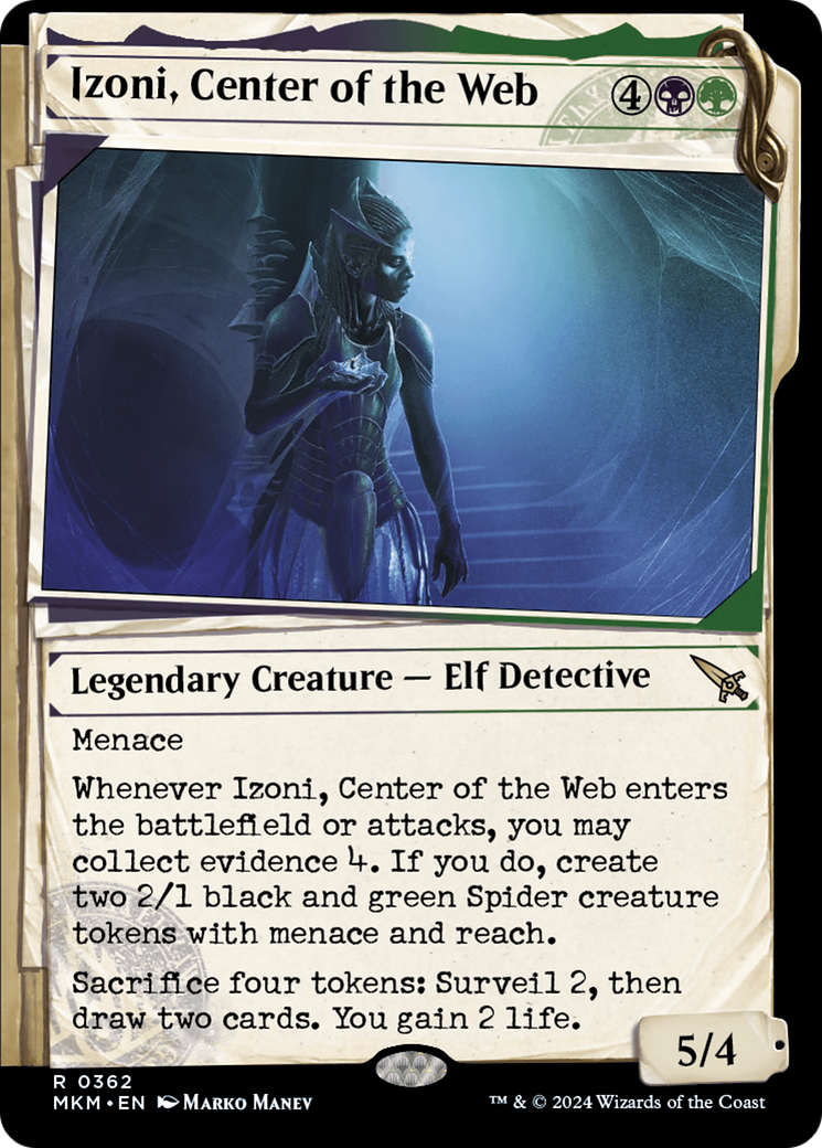 Izoni, Center of the Web (Showcase) [Murders at Karlov Manor] | Jomio and Rueliete's Cards and Comics