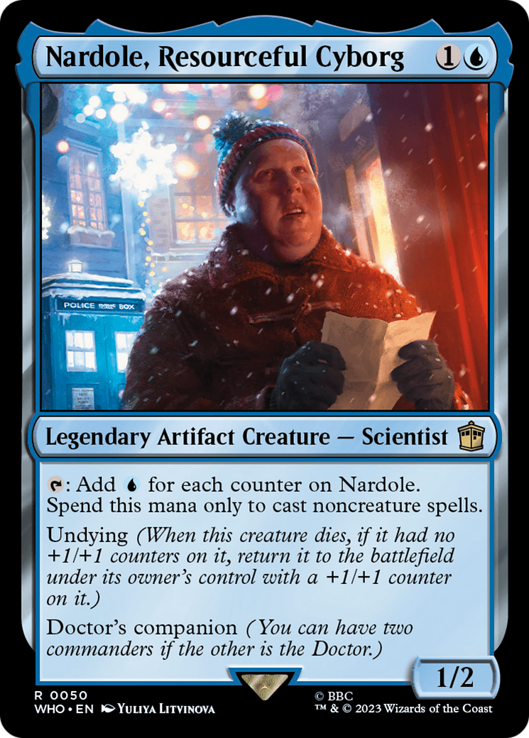 Nardole, Resourceful Cyborg [Doctor Who] | Jomio and Rueliete's Cards and Comics