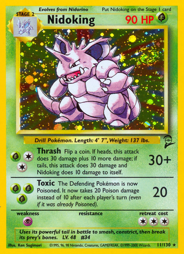 Nidoking (11/130) [Base Set 2] | Jomio and Rueliete's Cards and Comics