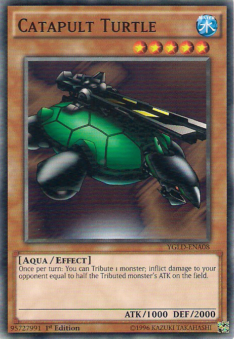 Catapult Turtle [YGLD-ENA08] Common | Jomio and Rueliete's Cards and Comics