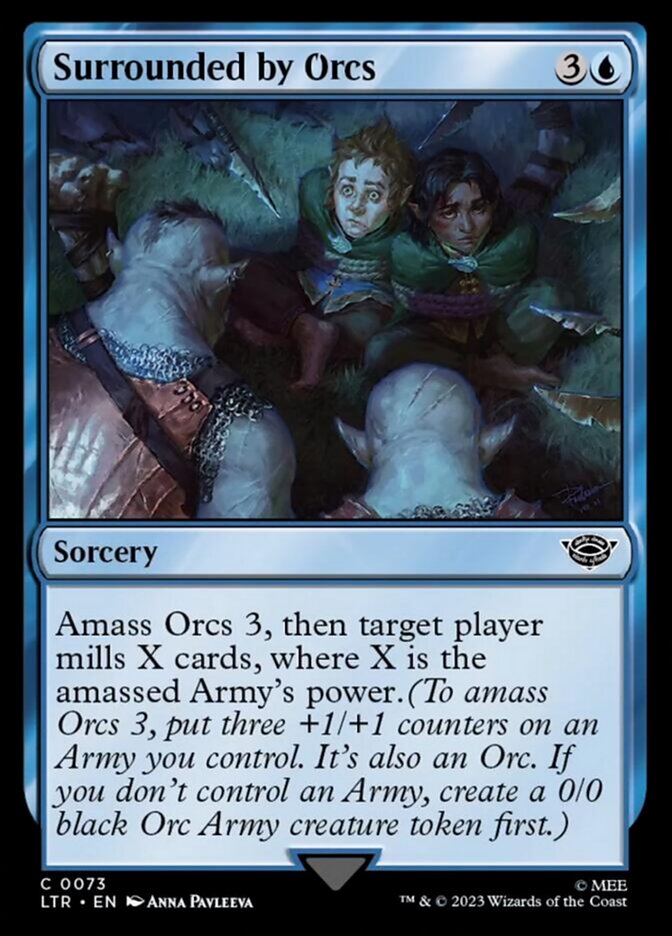 Surrounded by Orcs [The Lord of the Rings: Tales of Middle-Earth] | Jomio and Rueliete's Cards and Comics