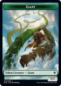 Giant // Food (16) Double-Sided Token [Throne of Eldraine Tokens] | Jomio and Rueliete's Cards and Comics