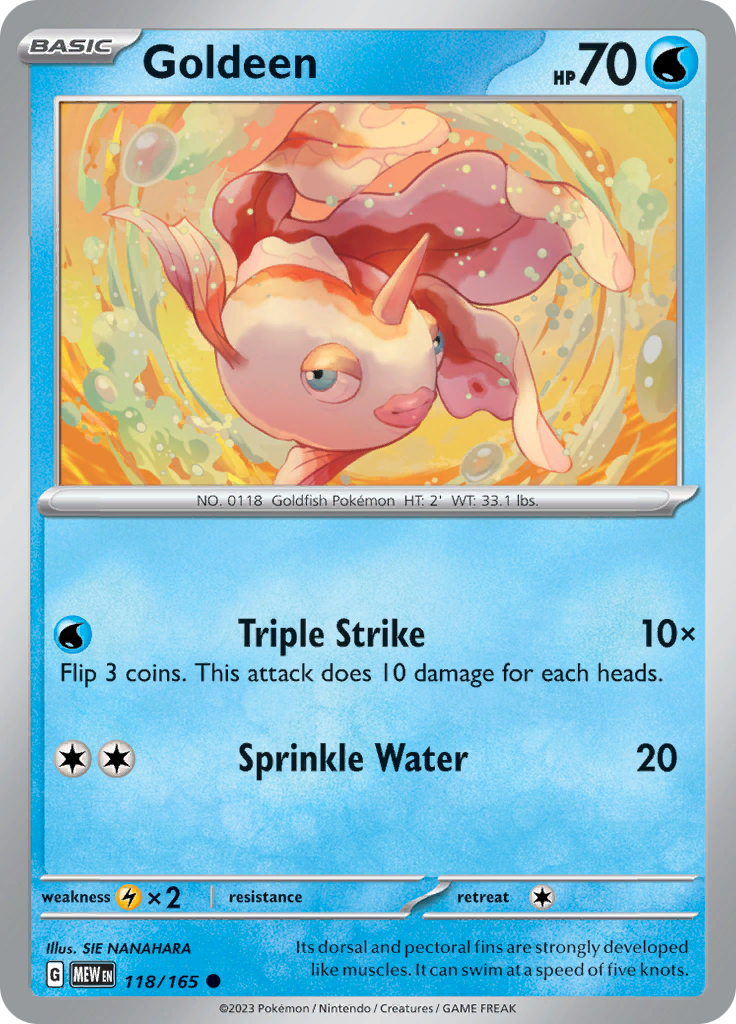 Goldeen (118/165) [Scarlet & Violet 151] | Jomio and Rueliete's Cards and Comics