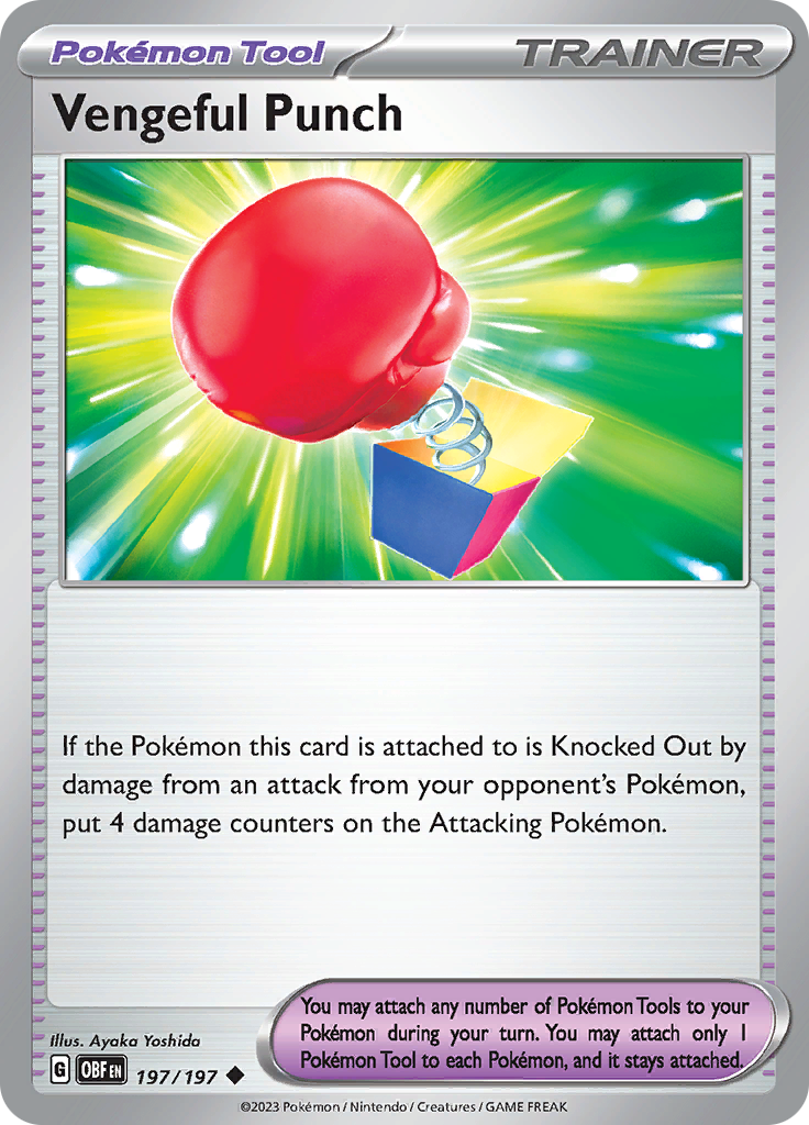 Vengeful Punch (197/197) [Scarlet & Violet: Obsidian Flames] | Jomio and Rueliete's Cards and Comics