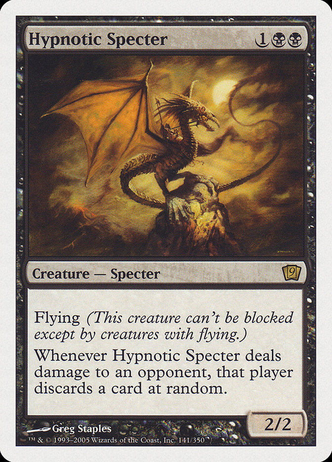 Hypnotic Specter (9th Edition) (Oversized) [Oversize Cards] | Jomio and Rueliete's Cards and Comics