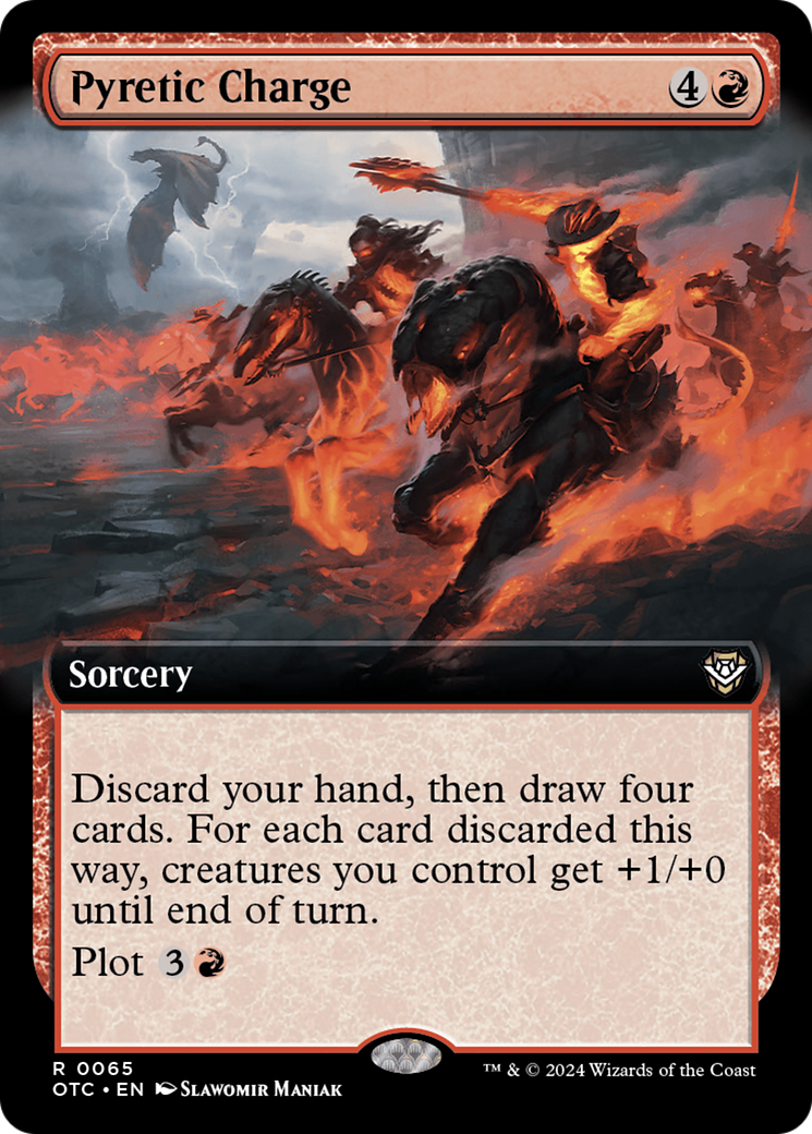 Pyretic Charge (Extended Art) [Outlaws of Thunder Junction Commander] | Jomio and Rueliete's Cards and Comics