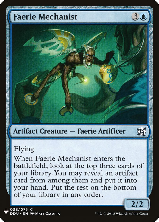 Faerie Mechanist [Mystery Booster] | Jomio and Rueliete's Cards and Comics