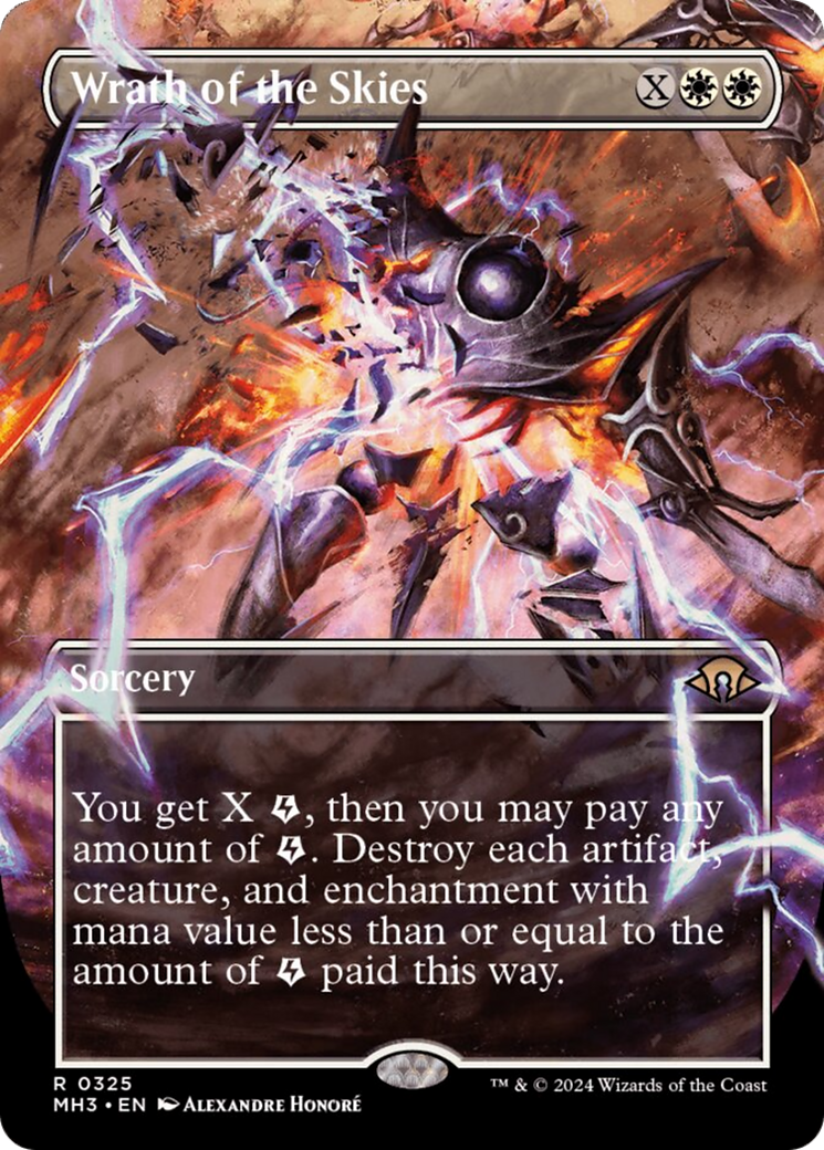 Wrath of the Skies (Borderless) [Modern Horizons 3] | Jomio and Rueliete's Cards and Comics