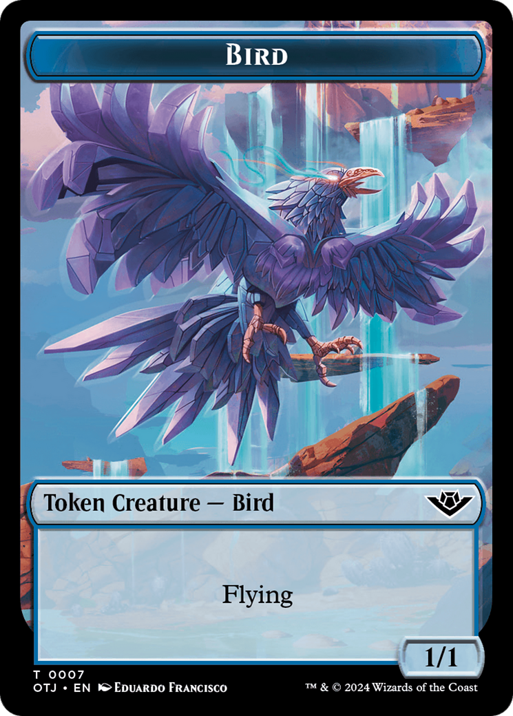 Bird Token [Outlaws of Thunder Junction Tokens] | Jomio and Rueliete's Cards and Comics