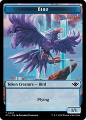 Mercenary // Bird Double-Sided Token [Outlaws of Thunder Junction Tokens] | Jomio and Rueliete's Cards and Comics
